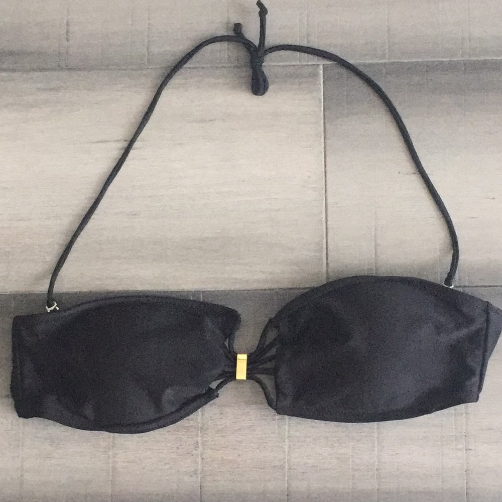NWOT Black Bikini Top